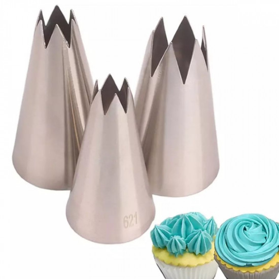 Star nozzle cake outlet decorating